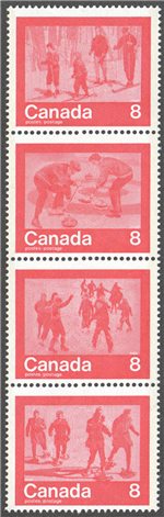 Canada Scott 647a MNH Vert Strip (A6-11)